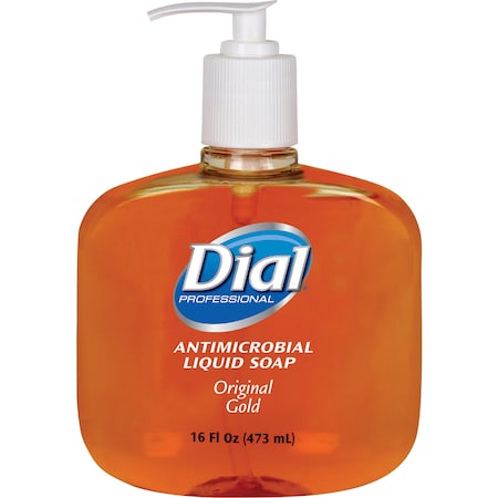Dial 16 fl oz (473.2 mL) Gold Antibacterial Liquid Hand Soap 12 PK DIA80790CT